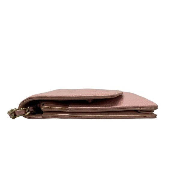 Auth CHANEL - A13509 Pink Calfskin Other Style Wallet Gold hardware - Picture 8 of 14